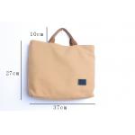 Recyclable Cotton Canvas Shopping Bags Eco Friendly For Teenage Students