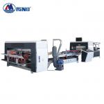 Corrugated Automatic Carton Folder Gluer Machine PLC Control for sale