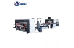 China Corrugated Automatic Carton Folder Gluer Machine PLC Control supplier