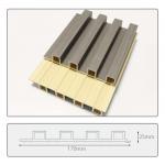 Wood Substitute WPC Louvered Fluted Wall Panels Elegant Versatile