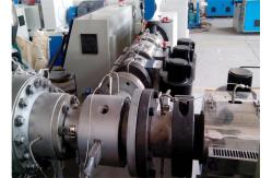 China HDPE Spiral Reinforcing Pipe Plastic Extrusion Line Plastic Pipe Extruder supplier