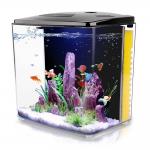 Acrylic Glass Water Grass Fish Tank 7.8 Inch Height For Christmas Gift for sale