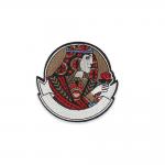 DIY Poker Face Iron On Embroidered Patches For Garments Bedding