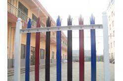China Anti Rust Custom W Section Palisade Security Fencing For Farm And Garden supplier