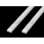Hard Plastic Strip LED Aluminium Profile DC 12v SMD2835 Customized Lenght