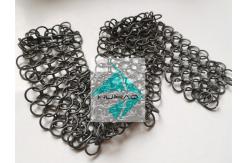 China Round Ring Chainmail weave 1.2mm X 12mm Metal Ring Mesh Space Dividers supplier