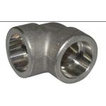 Forged Pipe Copper Nickel Fittings UNS 71500 2 6000# Socket Weld 90 Elbow for sale
