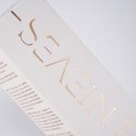Blind Embossed Design Foldable Kraft PET Paper Boxes For Cosmetics Perfume Shipping Gifts Including Foil for sale