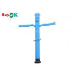 Inflatable Wacky Waving Tube Man 5m Blue Single Leg Inflatable Air Dancer Wave Man With Blower for sale