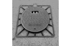 China EN124 Standard Ductile Iron Mahole Cover And Frame 850*850 Mm In Stock supplier