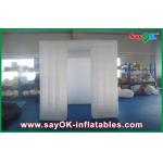 Inflatable Photo Booth Hire Customized Inflatable Photo Booth Enclosure White LED Lighting With Widows for sale