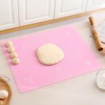 Non Stick Baking Mat with Measurements Silicone Pastry Mat Dough Rolling Mat