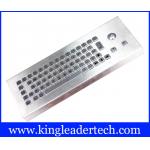 USB Interface Desktop Rugged Keyboard Trackball With 65 Keys