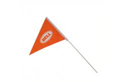 China OEM Printed Felt Pennant Flag , Triangle Hand Waver Flags supplier