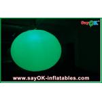 Rental Business Outdoor Inflatable Decorations , Rounded Ball Inflatable Led Light for sale