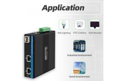 China Mini Din Rail Ethernet Fiber Switch 100/1000M 60W POE Budget DC48V Unmanaged supplier