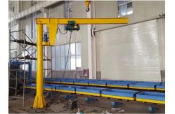 China 3tons Column Boom Jib Crane 7m With Remote Control 360 Degree Rotating supplier