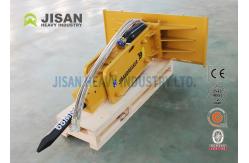 China Yellow Compact Excavator Hammer Attachment 6 Height 2000Lbs Carrier Weight supplier