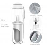 BPA free Portable Pet Feeders Filtered Plastic Water Bottle For Cats Dogs for sale