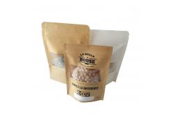 China Reusable Snack Bag Packaging Custom Printed Kraft Food Stand Up Pouch SGS Certificated supplier