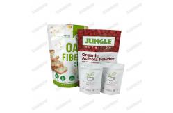 China Biodegradable Pouches Custom Kraft Paper Stand Up Pouch Resealable Ziplock Protein Powder Bags supplier