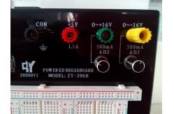 China Round Solderless Powered Breadboard / Flame Resistant Breadboard Power 110V - 240V supplier