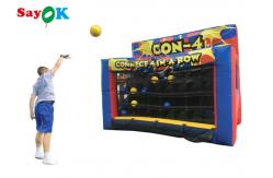 China Inflatable Outdoor Games Customized 4 In Row Carnival Inflatable Basketball Game supplier