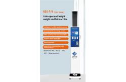 China Bmi Coin Operated Height And Weight Scales Body Fat Analyzer Machine 240V supplier