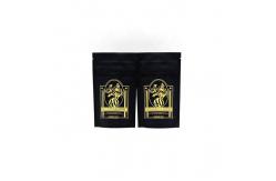 China 70g Stand Up Retort Pouch 100 Mircons Black Printed Laminated Pouches supplier