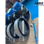100mm Pneumatic Actuated Butterfly Valve Seamless Integration Corrosion Resistance for sale