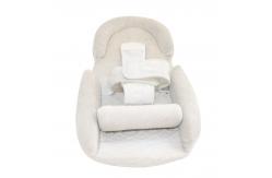 China Soft Organic Cotton Newborn Baby Pillow With Removable Slipcover supplier