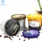 Eco Friendly Ice Cream Paper Cup Bowl Shape Embossing Varnishing for sale