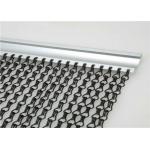 1.6 Mm Chain Link Curtain , Aluminium Chain Insect Door Fly Screen Curtain for sale