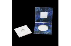 China Flat Square Single Eyeshadow Packaging Envelopes With Transparent Window supplier