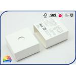 Matte White Folding Carton Box Sleeve Drawer Packaging For Solid Perfume