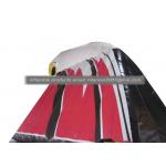 Outdoor kids N adults blow up inflatable football helmet tunnel with bubble design from Sino Inflatables for sale