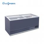 Automatic Defrost Supermarket Island Freezer Combined Display Chest Refrigerator for sale