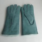 Fitting Hand Sewing Women Sheepskin Lamb Fur Gloves for sale