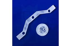 China Optical High Purity Perforated Quartz Shaped Parts Clear supplier