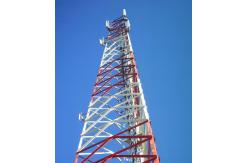 China Three Leg Galvanized Angle Iron Telecommunication Tower For Strong Signal Coverage supplier