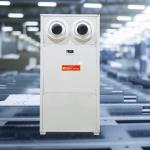 Evaporative Cooling Heat Pump Semi Open Air Water Cooled R410A AC Power Source for Room Garage Use Commercial Needs for sale