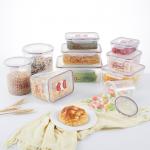 Food Preserving Plastic Crisper Box For Cereals Nuts Fruits for sale