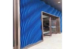China Triangular Baffle Exterior Facade Panels Aluminium 4000mm 2.85mm Thick supplier