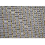 Silver SS Double Crimped Wire Mesh For Sieving Ore Sturdy Structure With 304 Material for sale