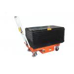 Mobile Electric Scissor Lift Table With Skirt Mobile Elevator Lift 1010x520mm for sale
