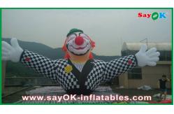 China Customized Commericial Vivid Inflatable Clown Mascots With Logo Printing supplier