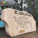 Anti Water Custom Made Animatronics Fiberglass Logo For Amusement Park Decoration for sale