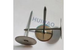 China 2.7 X 70 Mm Capped Insulation Weld Pins With Bevel Edge Washer supplier