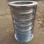 Stainless Steel Durable Wedge Wire Rotary Drum Fish Barrier Screens wedge wire screen