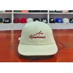 White Metal Sunday Buckle Velvet Sports Dad Hats / 6 Panel Hat for sale